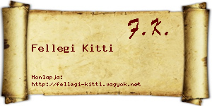 Fellegi Kitti névjegykártya